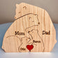 Persoonlijke Houten Familiepuzzel: Uniek en Tijdloos Aandenken 